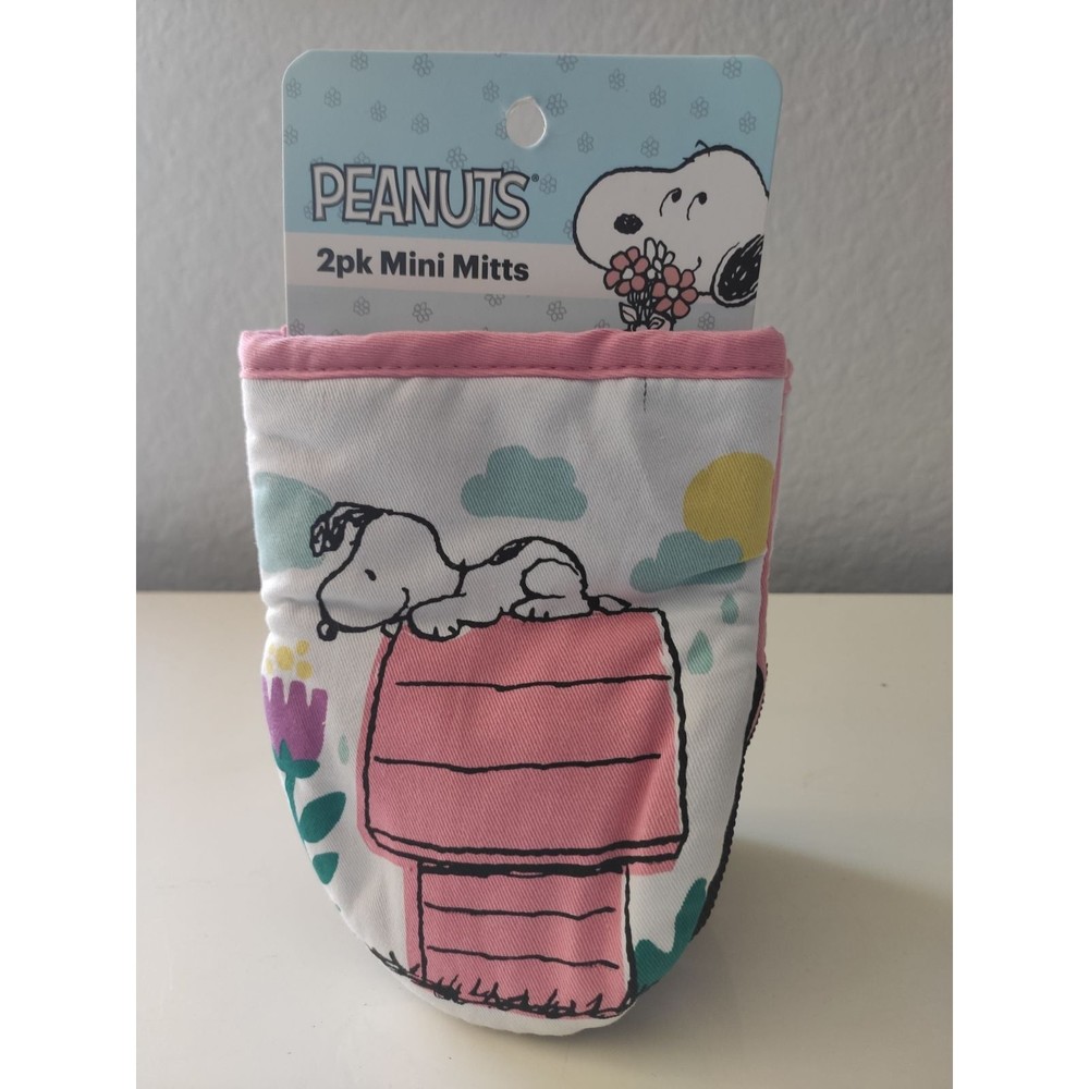 Snoopy Peanuts Cooking Microwave Mini Glove Kitchen Oven Mitts Grill
